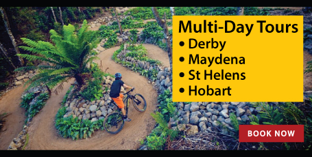 Multi-day mountain bike tours around Tasmania